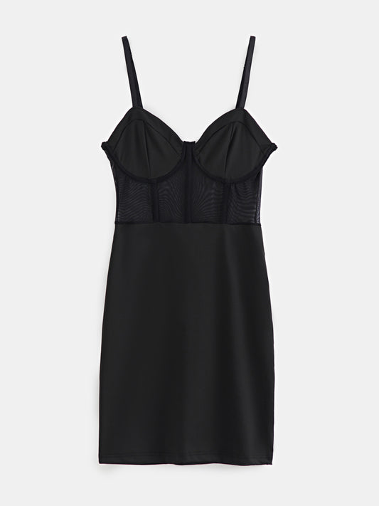 Patchwork Bodycon Dress 120187