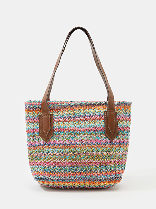 Striped Box Shoulder Bag 1270862