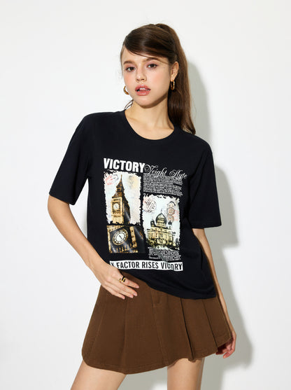 Printed Pullover T-Shirt 1268022