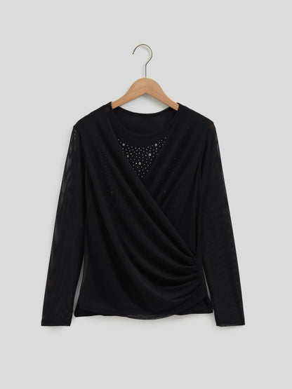 Sheer Pullover T-Shirt 116894