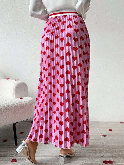 Pleated A-Line Skirt 1301052