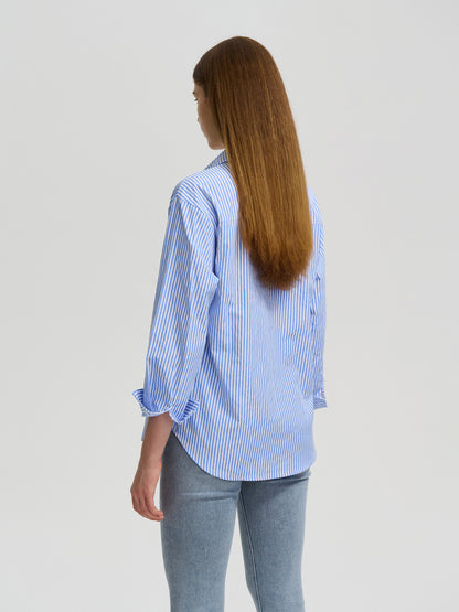 Buttoned Placket Blouse 113726
