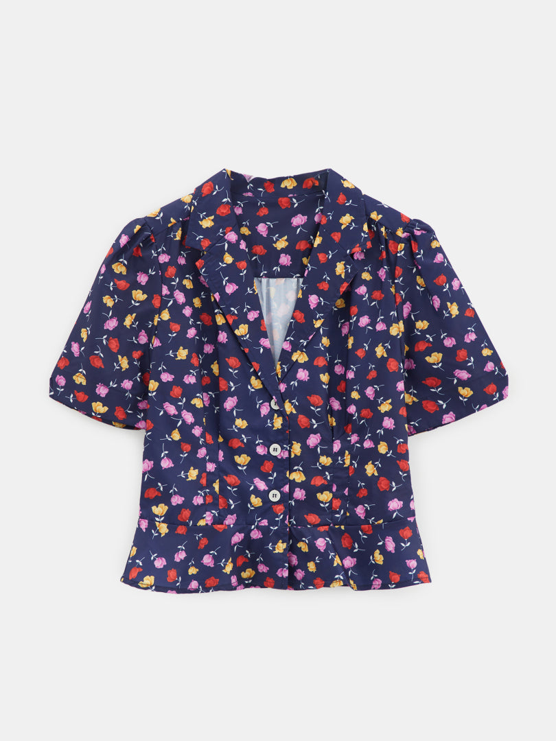 Placket Blouse 119618