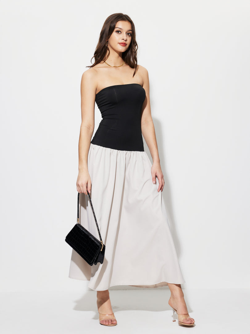 Color Block A-Line Dress 1268412