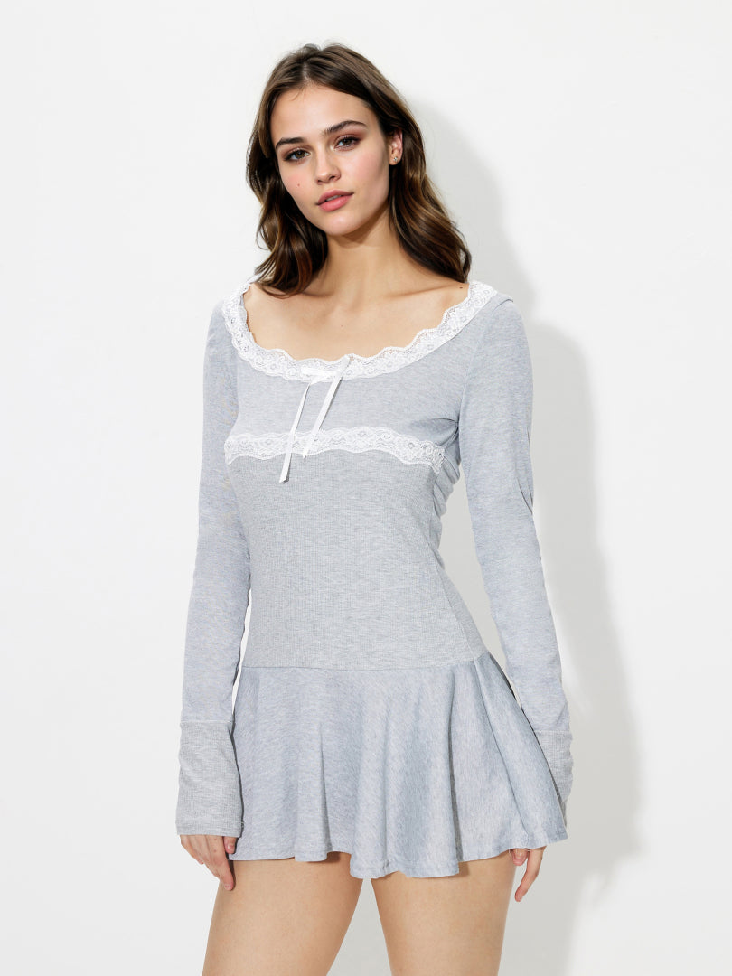 Ruffle A-Line Dress 1252572