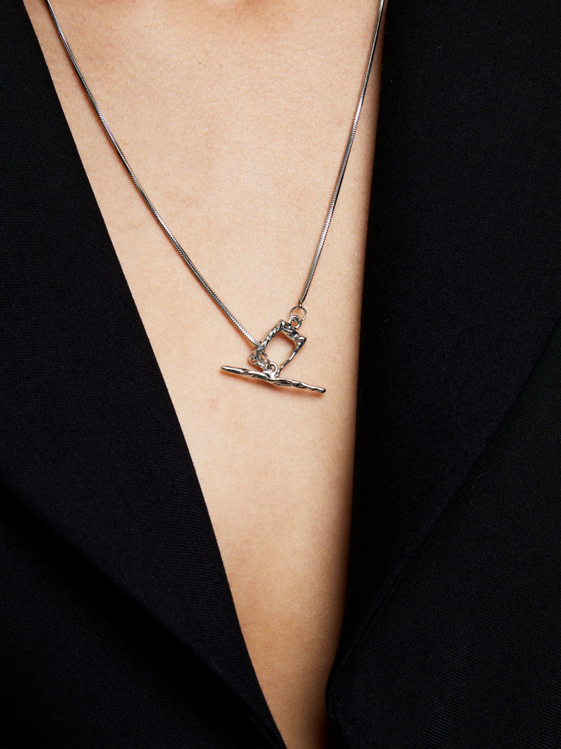 Geometric Artificial Jewellery - Sweater Chain 116992