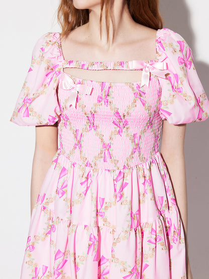 Bow A-Line Dress 1283962