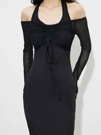 Patchwork Bodycon Dress 1257702