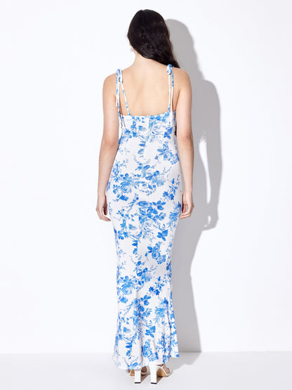 Printed Empire Maxi Dress 117602