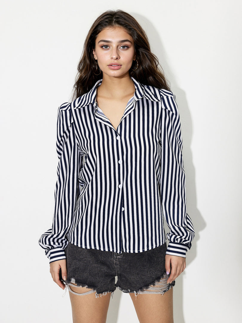 Placket Blouse 119397