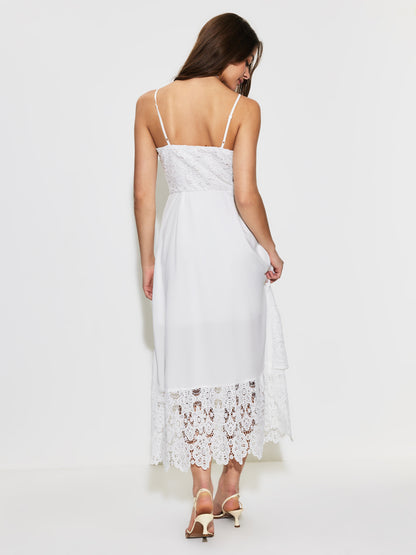Buttoned A-Line Dress 1295822