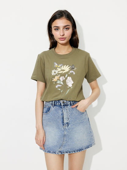 Printed Cotton T-Shirt 1231871