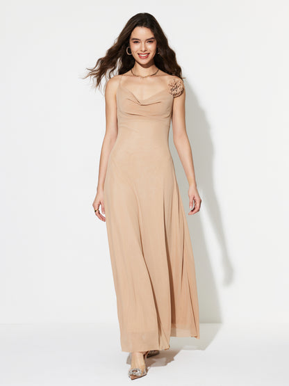 Draped A-Line Dress 1294332