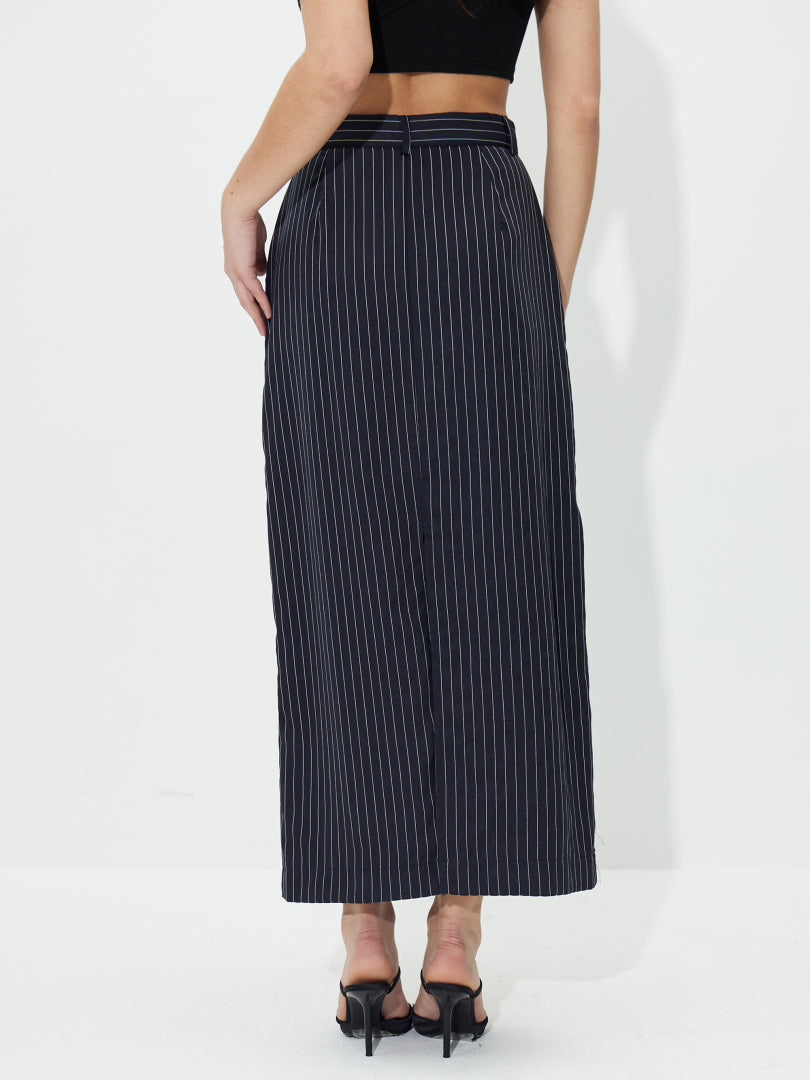 Contrast Stitch Pencil Skirt 1246162
