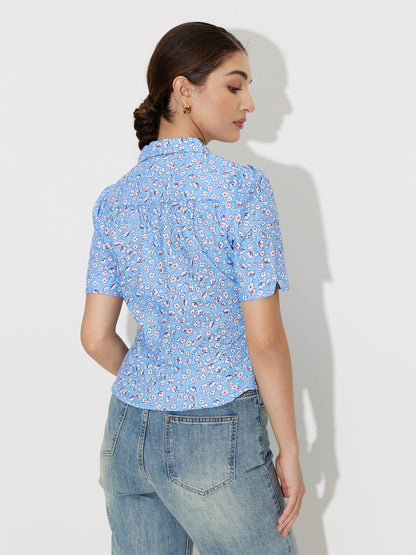 Placket Blouse 119618