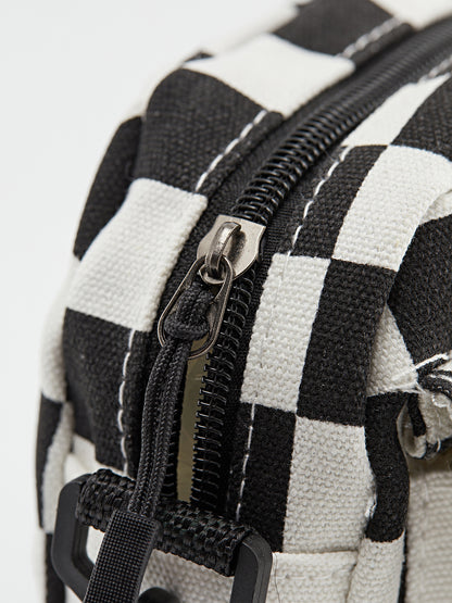Checked Sling Bag 121002