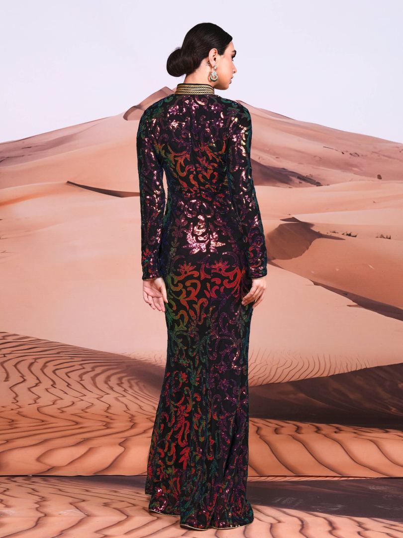 Sequinned Arabian Dresses 1307972