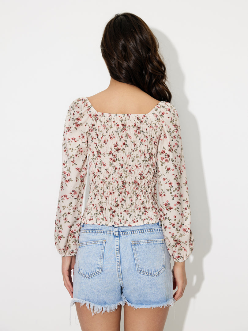 Tied Pullover Blouse 120077