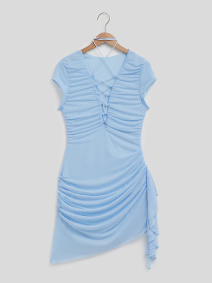 Ruched Bodycon Dress 117613