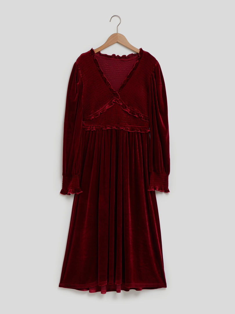 Ruffle A-Line Dress 117181