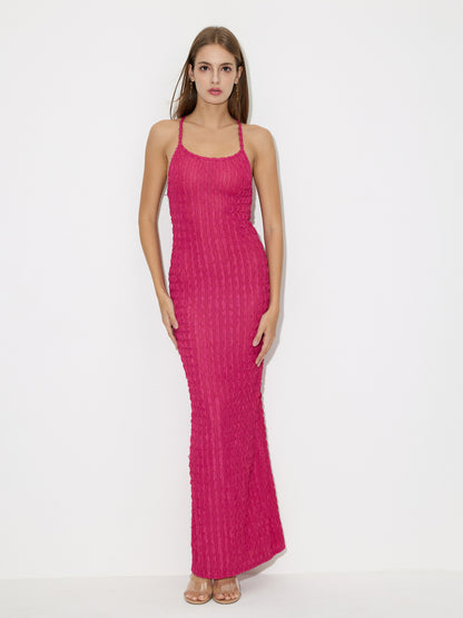 Open Back Bodycon Dress 119946