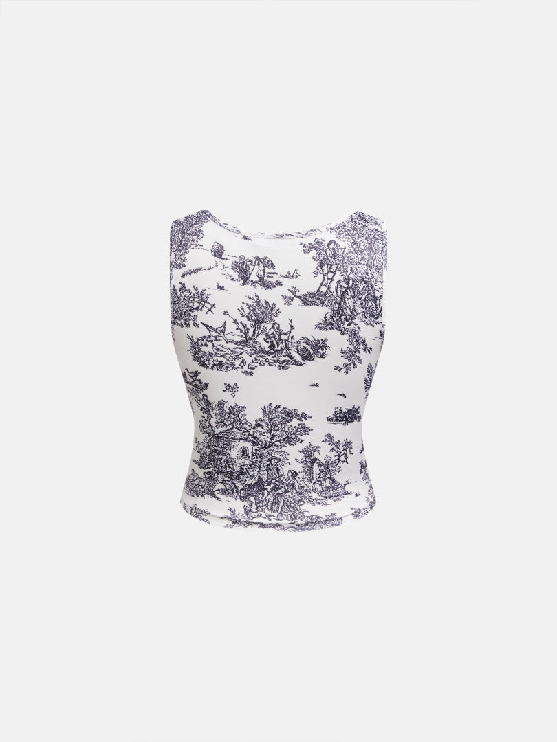 Gathered Tank Top 1257442