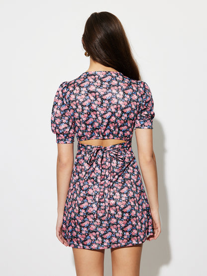 Printed A-Line Dress 1273212