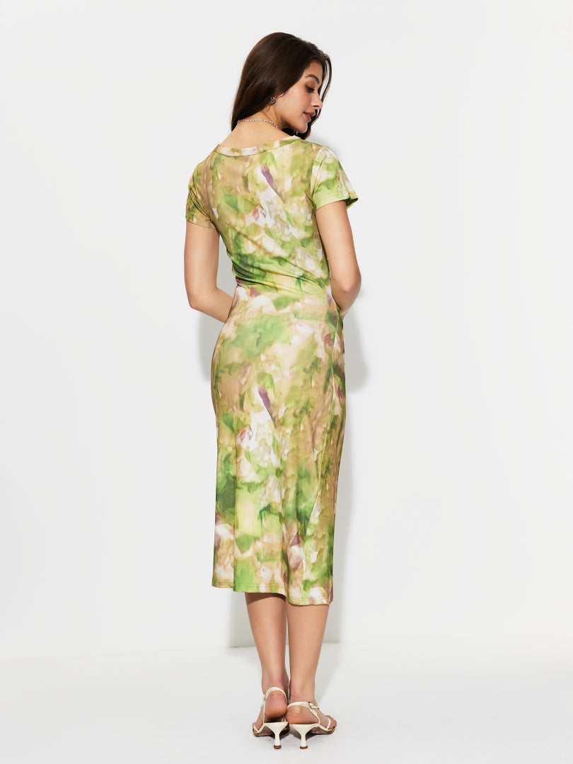 Draped Bodycon Dress 1296102