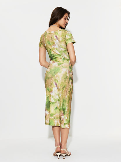 Draped Bodycon Dress 1296102