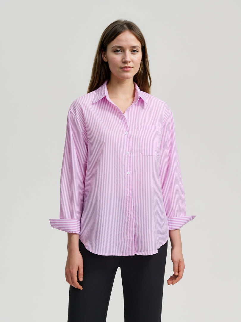 Buttoned Placket Blouse 113726