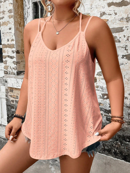Plus Size Tied Cami Top 1254282