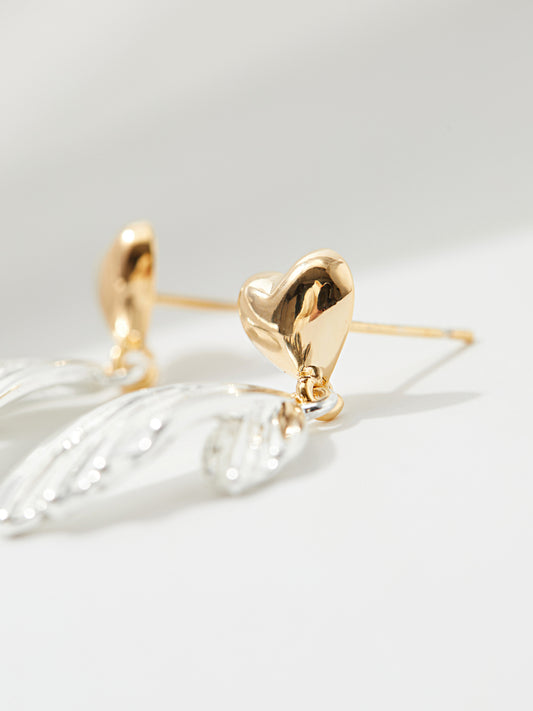 Heart Artificial Jewellery - Stud 119483