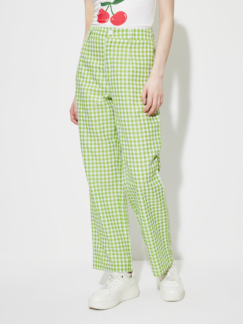 Printed Straight Leg Pants 1271362