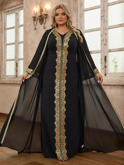 پڵەس سایز ڕەنگ بلۆک جل و بەرگی عەرەبی 1288002