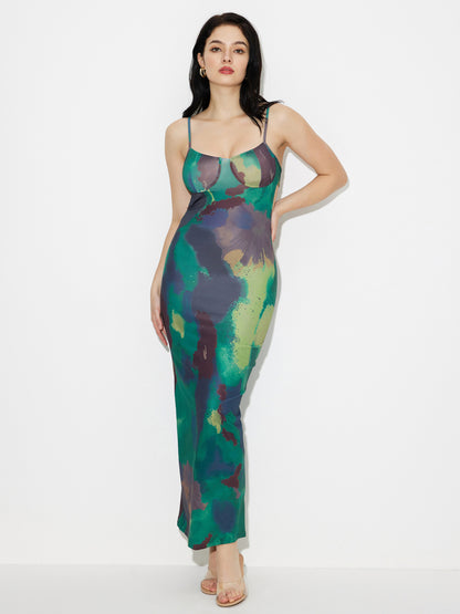 Printed Styled Back Bodycon Dress 120228