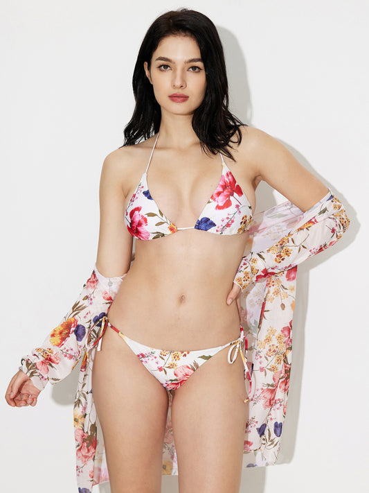 Color Block Bikini Set 119434