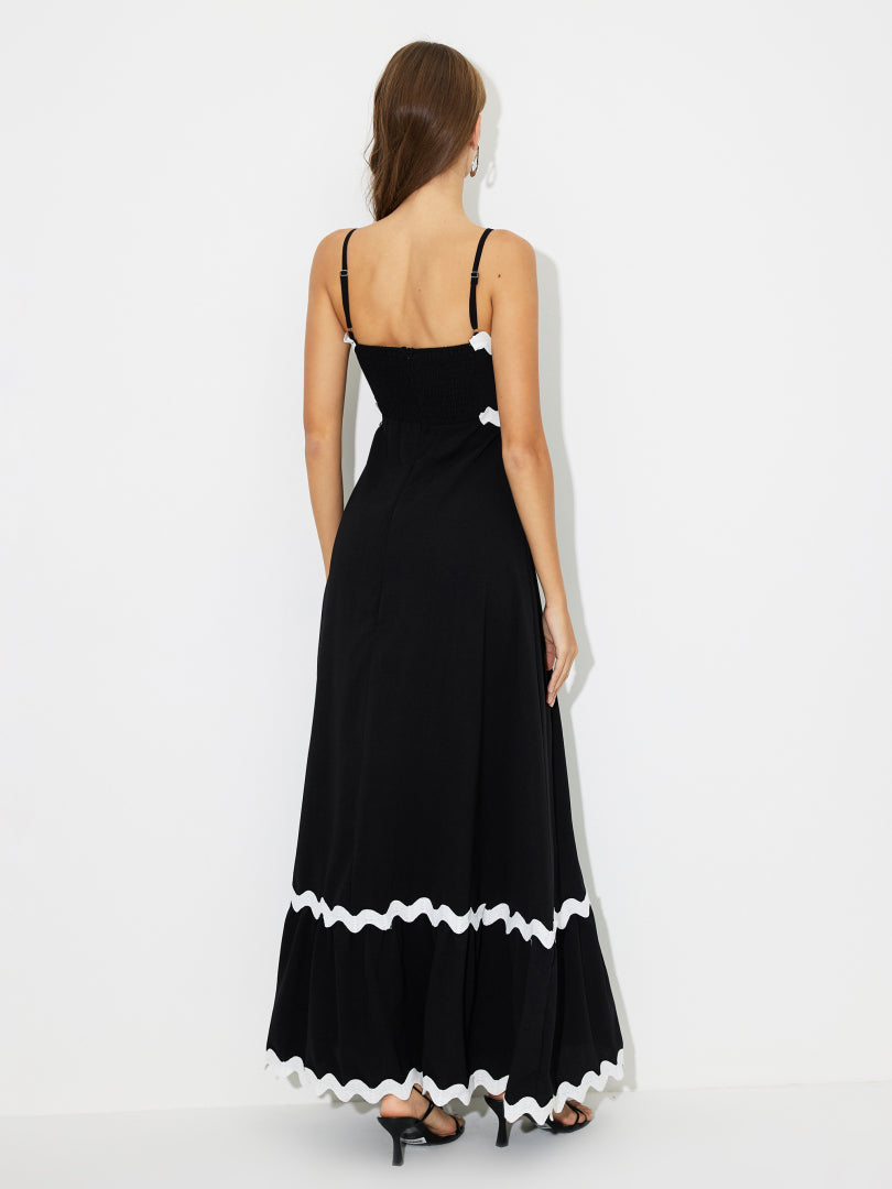 Smocking A-Line Dress 118540