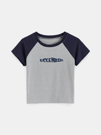 Embroidered Pullover T-Shirt 1260822