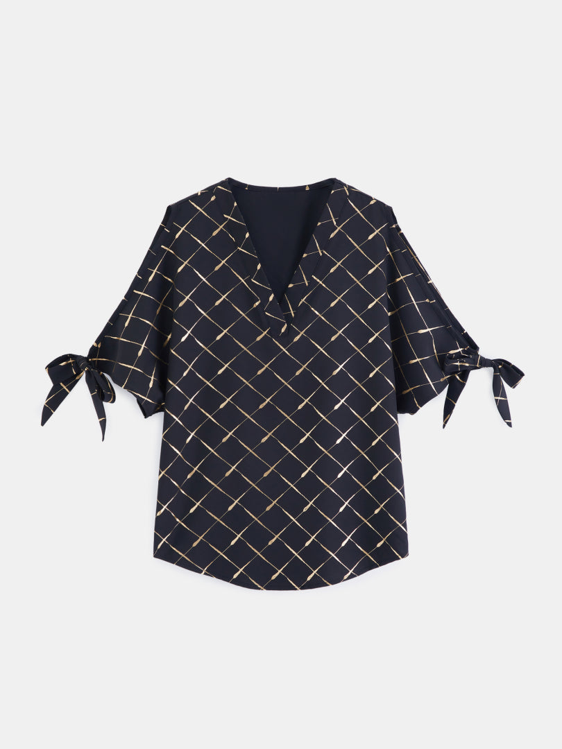 Tied Pullover Blouse 119400