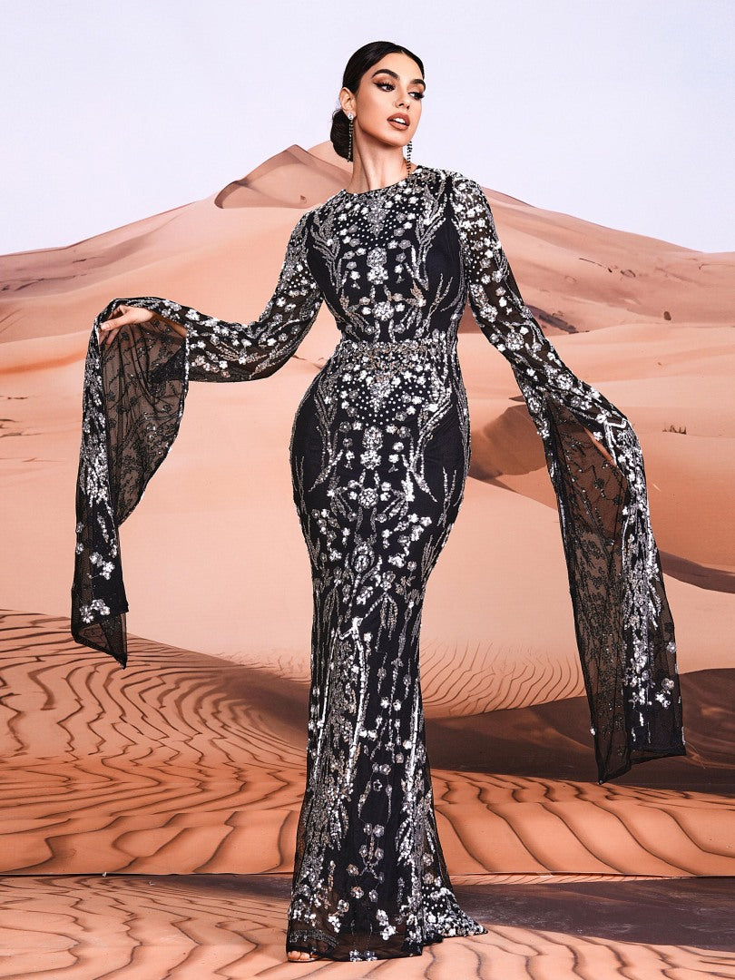 Sequinned Arabian Dresses 1308182