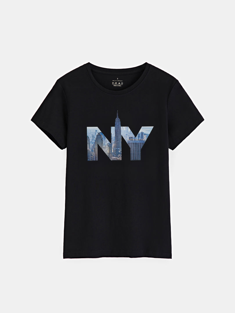Printed Pullover T-Shirt 1267982
