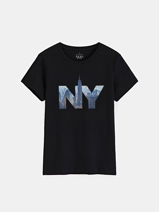 Printed Pullover T-Shirt 1267982