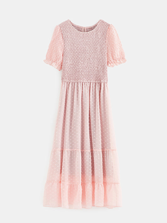 Ruffle A-Line Dress 119464