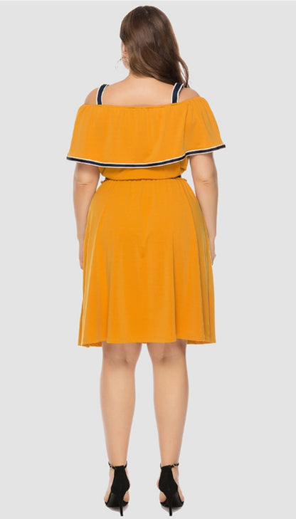 Tied Off-shoulder Dress 1289112