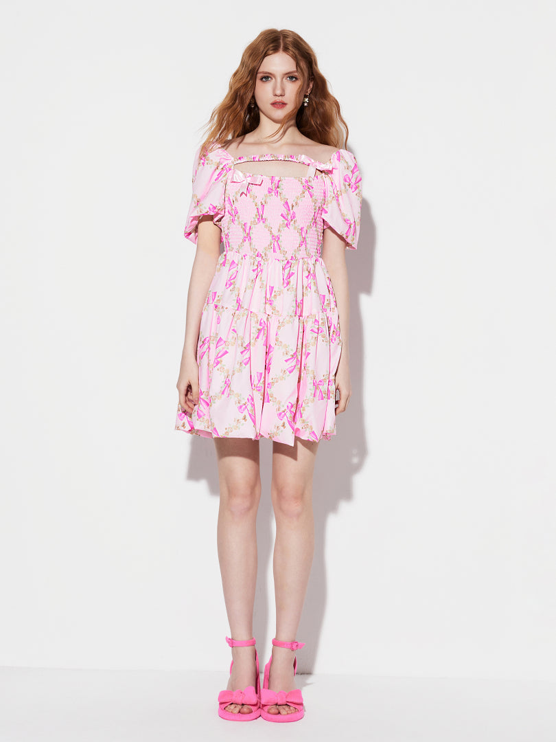 Bow A-Line Dress 1283962