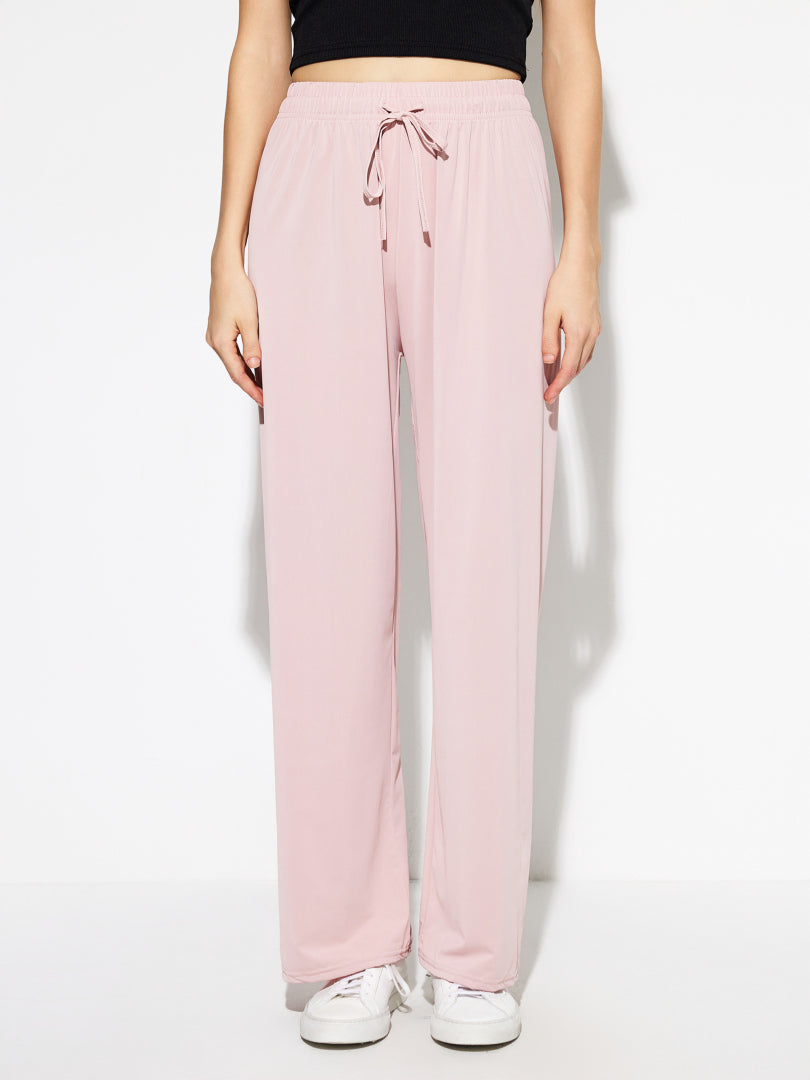 Knotted Straight Leg Pants 1279512