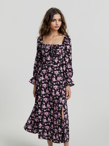 Ruffle A-Line Dress 112509