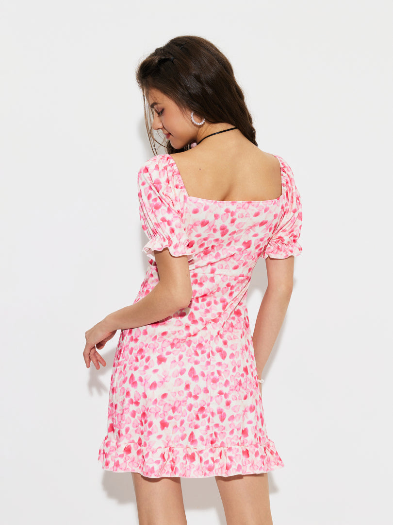 Ruffle A-Line Dress 1296152