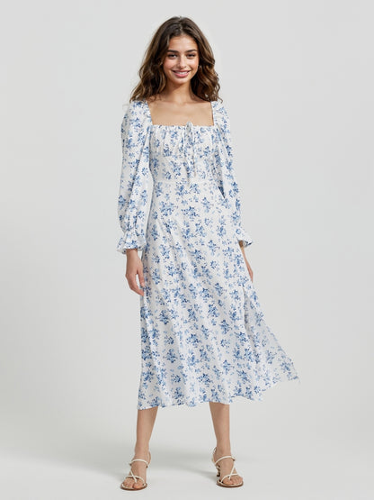 Ruffle A-Line Dress 112509