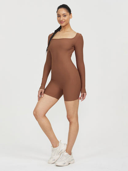 Ribbed Gym Playsuit 119607